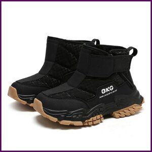 Kids Waterproof Winter Snow Boots Ankle Boots Anti-Slip Insulated Hiking